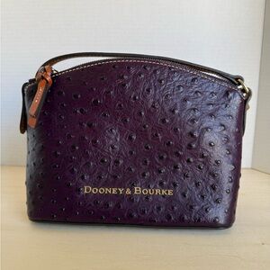 Dooney & Bourke Ruby Ostrich Embossed Crossbody Bag